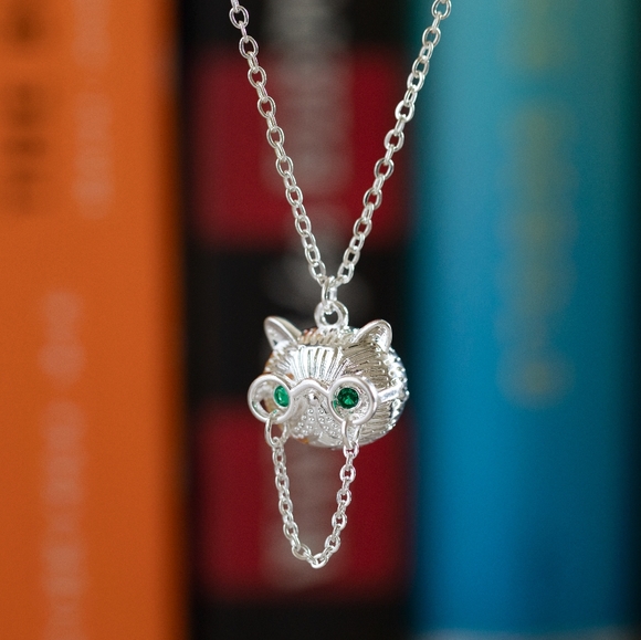 Mr. Fancy Pants Professor Cat Necklace (S925) - Picture 4 of 9